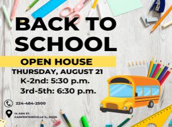 Open House - Apertura Escolar